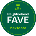 Neighborhood Fave badge from Nextdoor